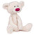 GUND Confetti Bear plush soft toy, three-quarter view showing confetti print outfit and wide eyes