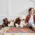 GUND Philbin Beige Teddy Bear small, three-quarter view showing soft texture and proportions
