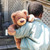 GUND Slumbers Teddy Bear brown 43cm, three-quarter view showing generous size and plush texture