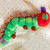 The Very Hungry Caterpillar 26cm plush toy - side profile view | Peekaboobaby