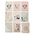 Disney Minnie Mouse baby milestone cards fanned out showing monthly cards