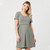 Ripe Maternity Crop Top Nursing Dress - Olive | Peekaboo Baby
