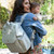 Babymel Robyn Convertible Nappy Backpack - Pale Grey Interior View | Peekaboo Baby
