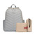 Babymel Gabby Vegan Leather Backpack - Grey Detail | Peekaboo Baby