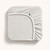 ergopouch Organic Cot Fitted Sheet Grey Marle product flat lay