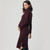 Buy Ripe Maternity Ruby Rib Nursing Dress - Maroon
