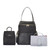 Storksak Alyssa Black Gold backpack open interior