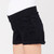Ripe Maternity Baxter Boyfriend Denim Shorts - Black | Peekaboo Baby