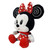 Disney Baby Minnie Mouse Crinkle Plush 25cm in classic black white and red colours