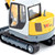 Siku Wacker Neuson ET65 Track Excavator Diecast - 1:50 Scale