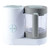 Beaba Babycook Neo white and grey dual-chamber baby food processor with steaming bowl and blending jar on white background