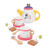 Bluey Wooden Tea Party Toy Set - Australian Licensed Toy | Peekaboo Baby