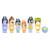 Buy Bluey Wooden Character Skittles Set Online | Peekaboo Baby
