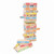 Bluey Wooden Tumbling Tower Game - Australian Licensed Toy | Peekaboo Baby