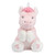GUND Animated Alora Unicorn toy showing embroidered face detail
