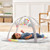 Skip Hop Silver Lining Cloud Gym - baby on play mat
