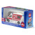 Siku 1:50 scale Mercedes-Benz Sprinter ambulance toy in red and white livery displayed in blue retail packaging