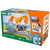 BRIO World Smart Tech Sound Action Tunnel Station wooden train set with orange arches and blue tunnel on box packaging