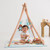 Skip Hop Camping Cubs Baby Gym close-up of bear rattle and forest character hanging toys