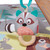 Skip Hop Camping Cubs Activity Gym raccoon teether hanging toy close-up detail