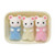 Marshmallow Mouse Triplets set with shared cradle accessory