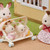 Triplets Stroller folded view showing 4-piece components
