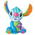 Disney Britto Extra Large Stitch Figurine in vibrant turquoise, purple, orange and green with colourful pop art pattern
