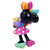 Disney Britto Minnie Mouse Blushing mini figurine back view, geometric patterns