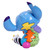 Disney Britto Stitch mini figurine angled view, bold geometric patterns
