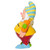 Disney Britto Happy Dwarf mini figurine back view, geometric Britto patterns