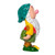 Disney Britto Sleepy Dwarf mini figurine back view, geometric Britto patterns