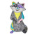 Disney by Britto Meeko Sidekicks Mini Figurine in branded gift box, Romero Britto pop art collectible