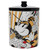 Disney by Britto Midas Mickey and Minnie Large Canister side view showing pop art pattern detail