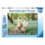 Ravensburger Llama Love 100pc puzzle box with adorable llamas in colourful floral setting