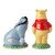 Disney Winnie the Pooh and Eeyore Salt Pepper Shakers side by side view