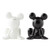 Disney Gift Salt & Pepper Shaker Set: Black & White Mickey Mouse