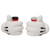 Disney Mickey Mouse Hands Salt and Pepper Shaker Set white glove shaped ceramic pair