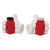 Disney Mickey Mouse White Glove Salt Shaker side view showing glove finger detail