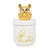 Disney Winnie the Pooh white ceramic collector box with gold bear head lid and illustrated design