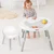 Skip Hop Explore and More Activity Center Stage 3 toddler table configuration with standing toddler