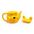 Disney Winnie The Pooh ceramic teapot front view with Pooh artwork