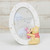 Pooh and Piglet round resin frame side view