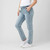Ripe Maternity Denim Jogger - Light Blue Detail | Peekaboo Baby