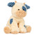 GUND Cozys Cow soft plush showing black and white markings detail