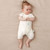 ergoLayers Short Sleeve Baby Onesie 0.2 TOG Oatmeal product flat lay