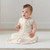 ergopouch ergoCocoon 1 TOG Oatmeal Marle worn on newborn