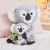 GUND Koala Mother and Baby plush from above showing joey pouch