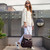 Storksak Alyssa Leopard backpack changing mat