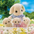 Sylvanian Families Flora Rabbit baby carriage accessory close-up