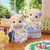 Sylvanian Families Flora Rabbit Family floral accessories including bouquet and flowers